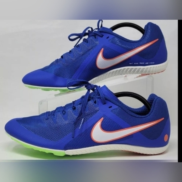 Nike Men\'s Sz 11.5 Zoom Rival Sprint Track Field Spikes Blue 2023 DC8753-401 New main image 12